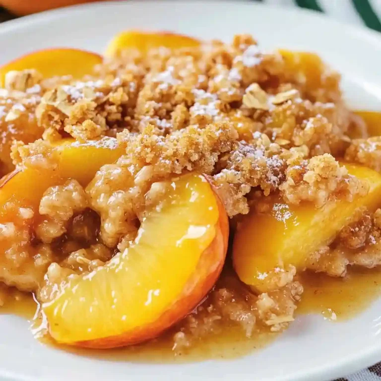 Fresh Peach Crisp