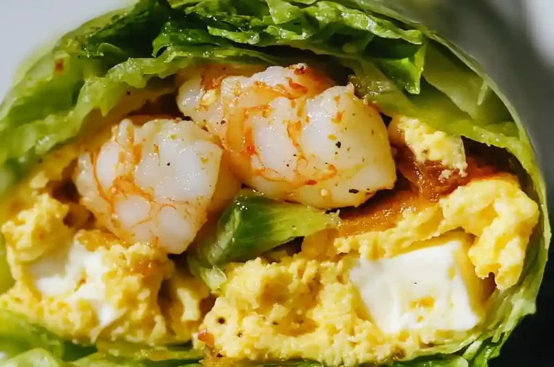Low-Carb Halloumi Breakfast Wrap
