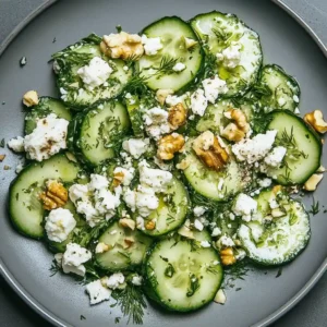 Easy and Quick Persian Cucumber Salad