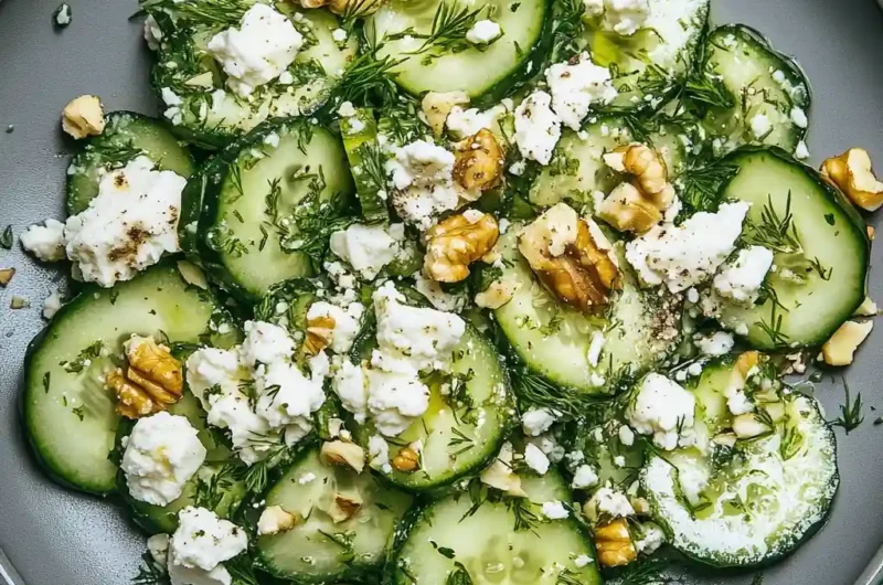 Easy and Quick Persian Cucumber Salad
