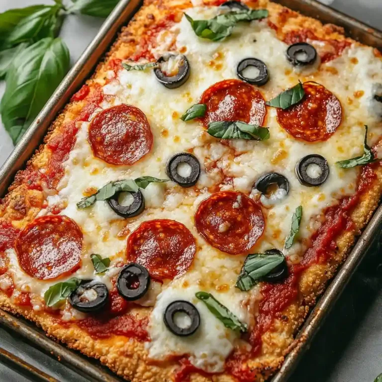 Pizza with Chicken Crust