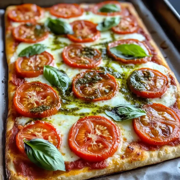 Slab Tomato Pie