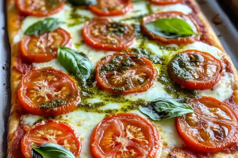 Slab Tomato Pie
