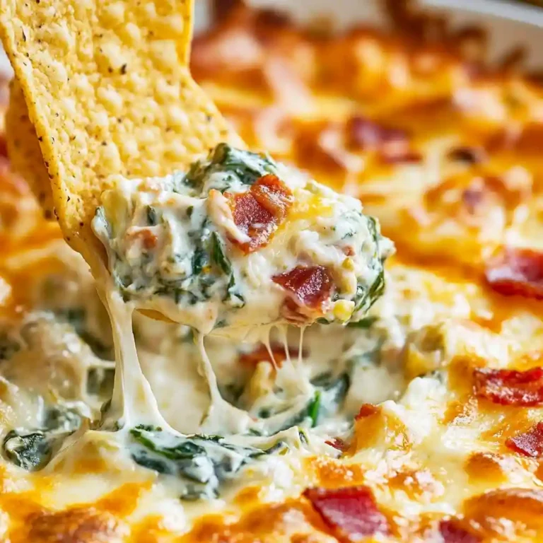 Spinach Artichoke Dip (with Bacon)