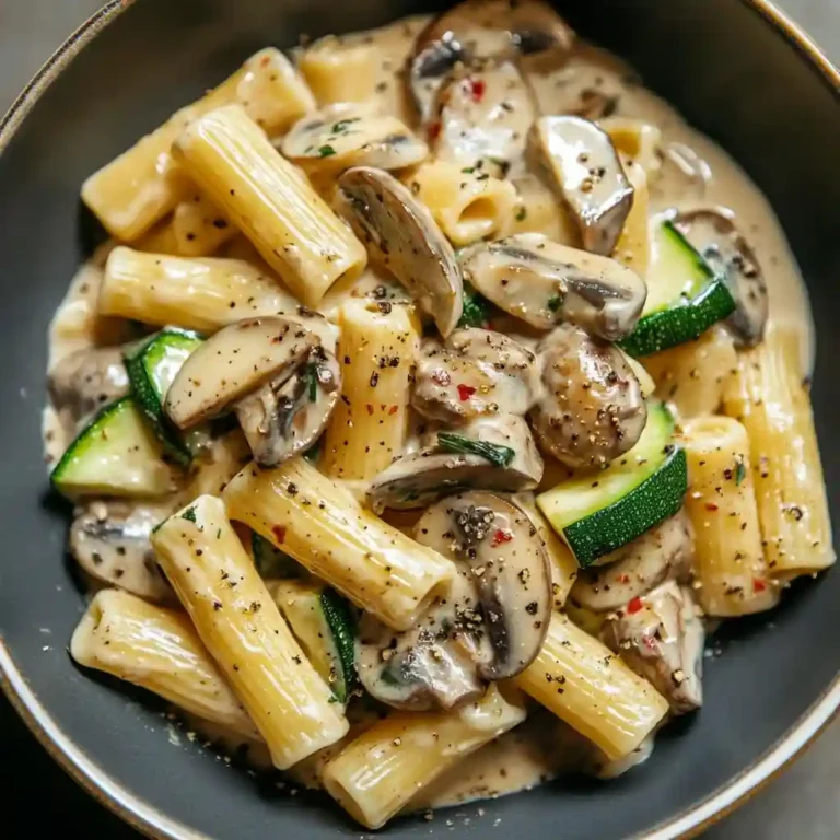 Zucchini Mushroom Pasta