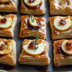 Deliciously Elegant Apple and Brie Puff Pastry Bites