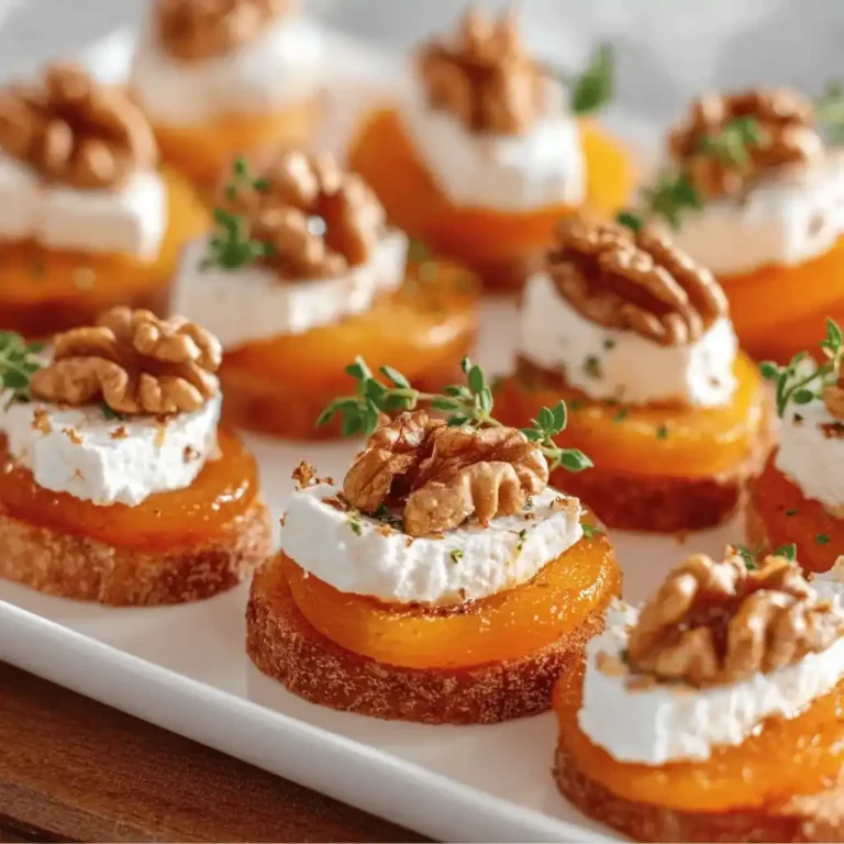 Apricot and Goat Cheese Appetizers