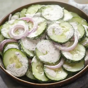 Creamy Cucumber Salad