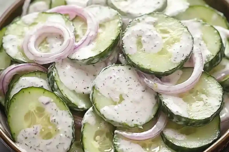 Creamy Cucumber Salad