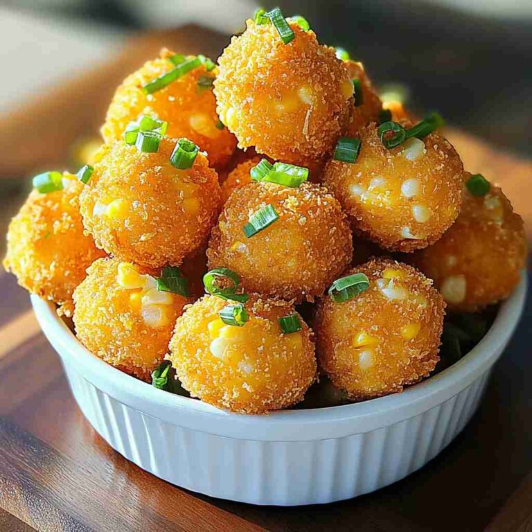 Crispy Corn Cheese Bites