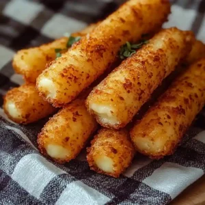 Crispy Hungarian Potato Cheese Sticks
