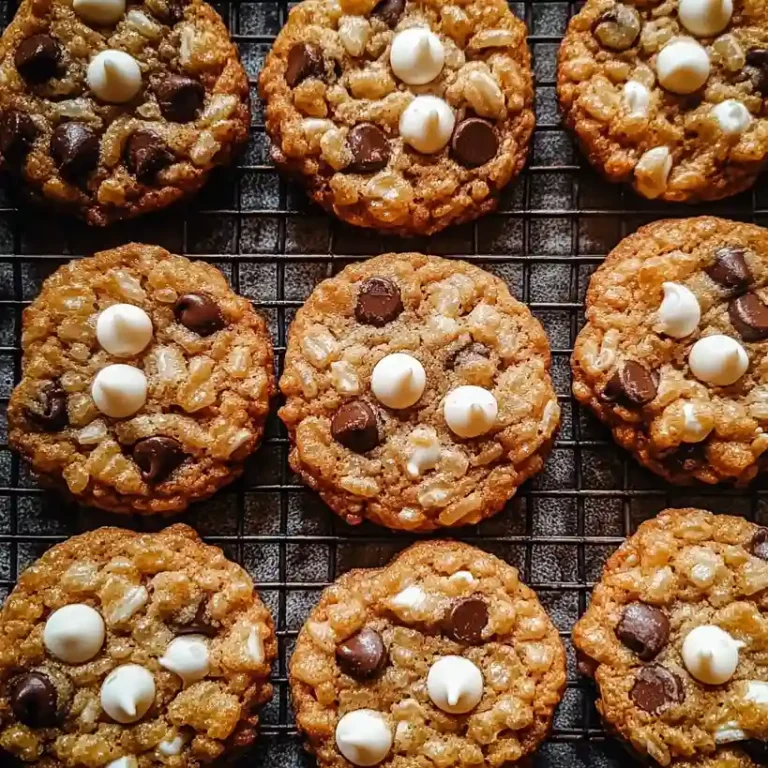 Crunchy Chocolate Chip Rice Krispie Cookies