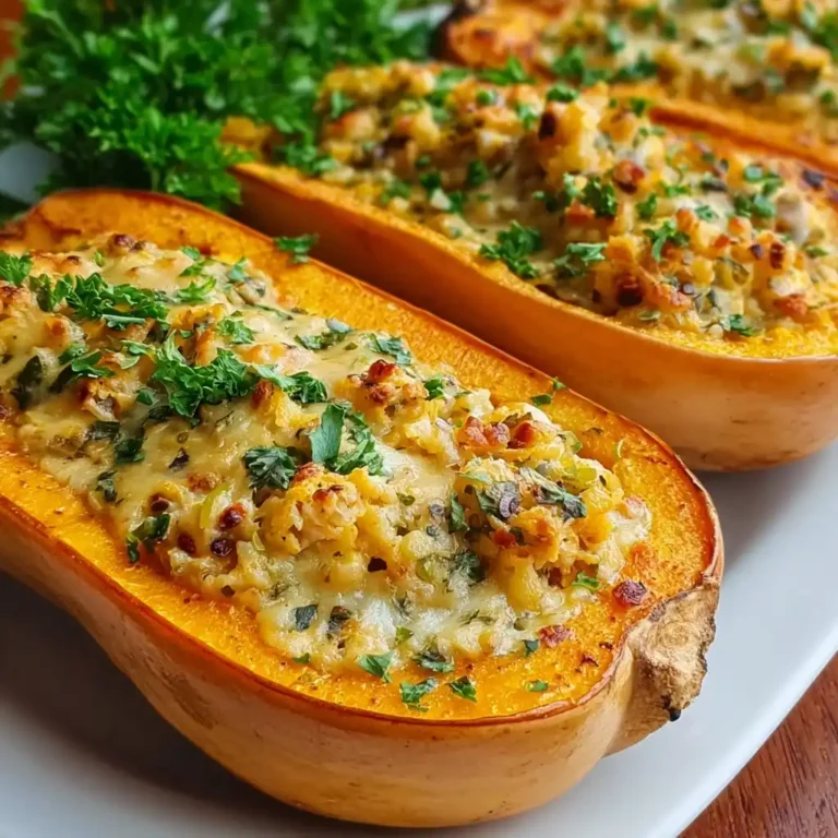 Double Stuffed Butternut Squash