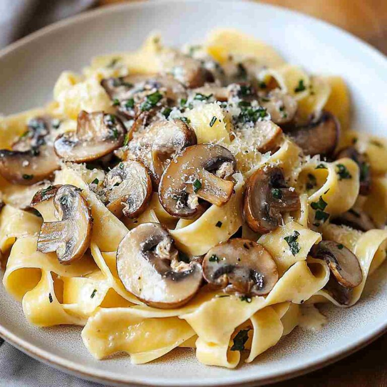 Garlic Mushroom Pasta