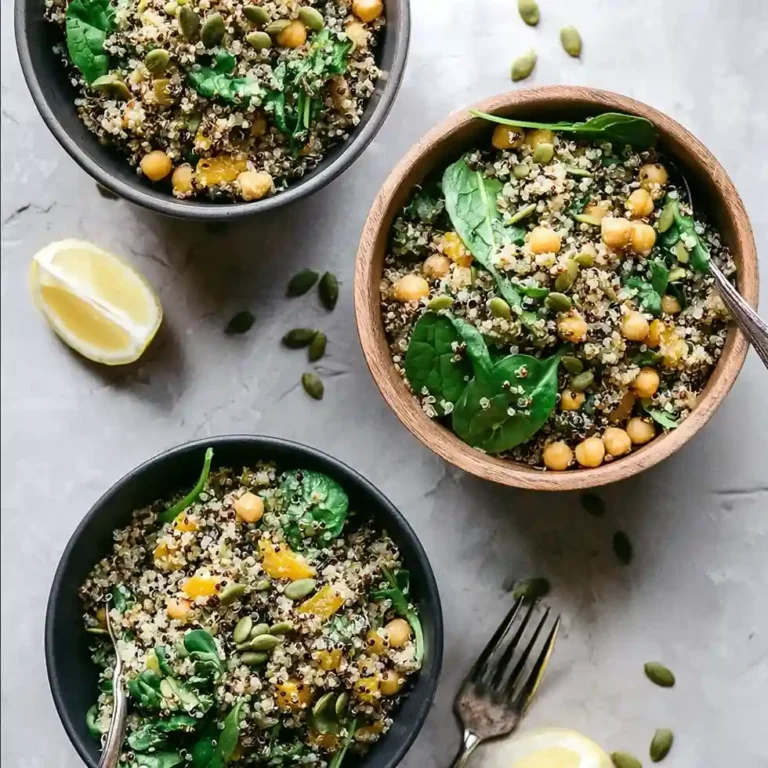 Herbed Quinoa And Chickpea Salad with Lemon
