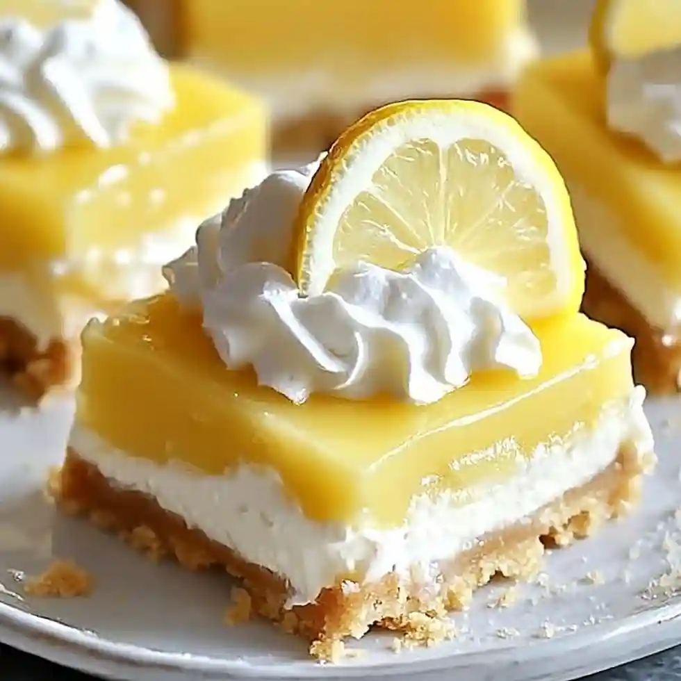 Lemon Cream Pie Bars Recipe