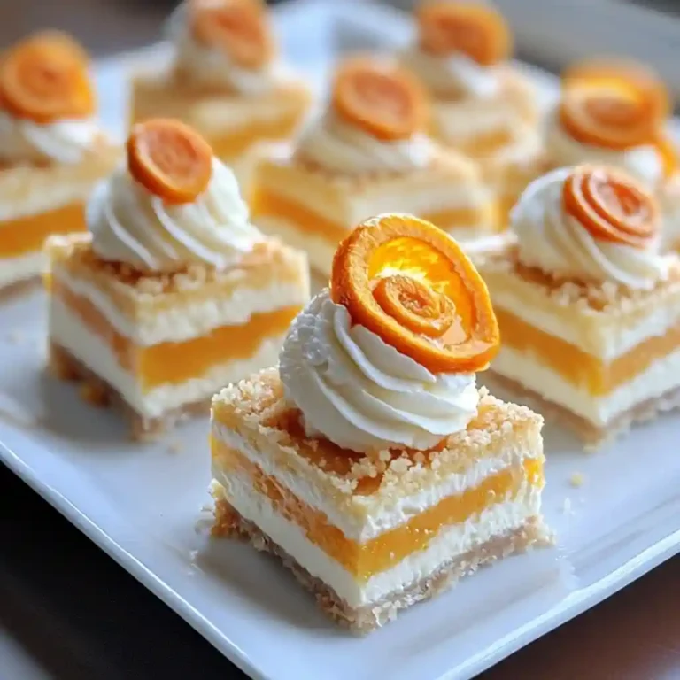Orange Crumb and Cream Terrine Dessert