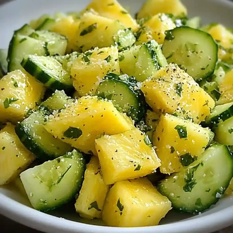Pineapple Cucumber Salad