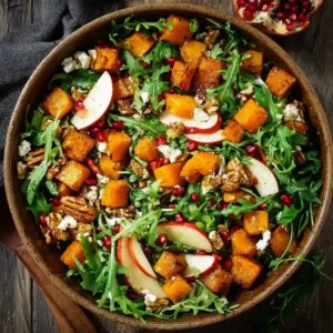 Salad with Butternut Squash and Apple: Delicious Fall Recipe