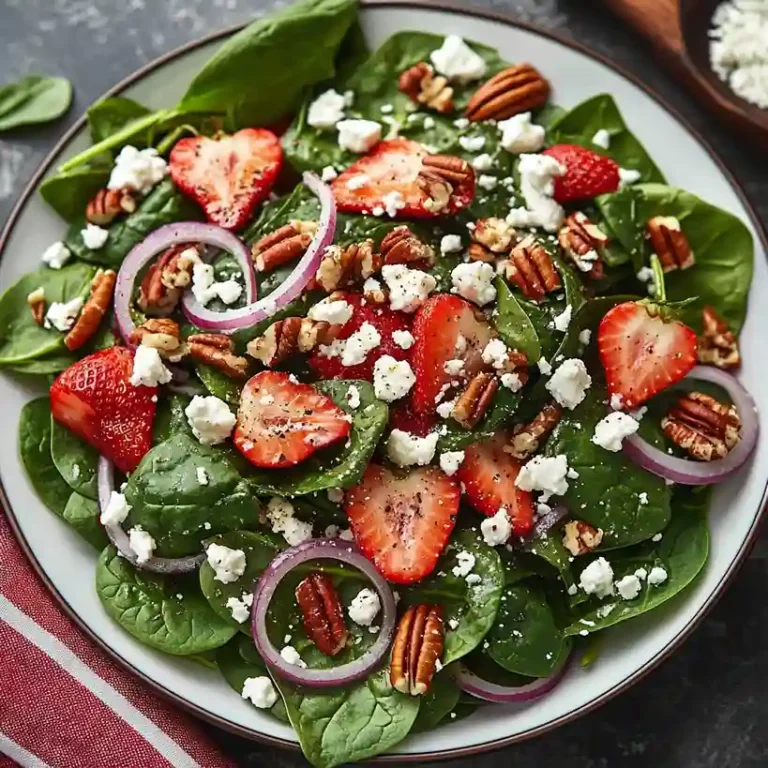 Strawberry Spinach Salad
