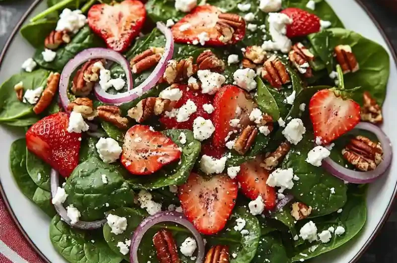 Strawberry Spinach Salad