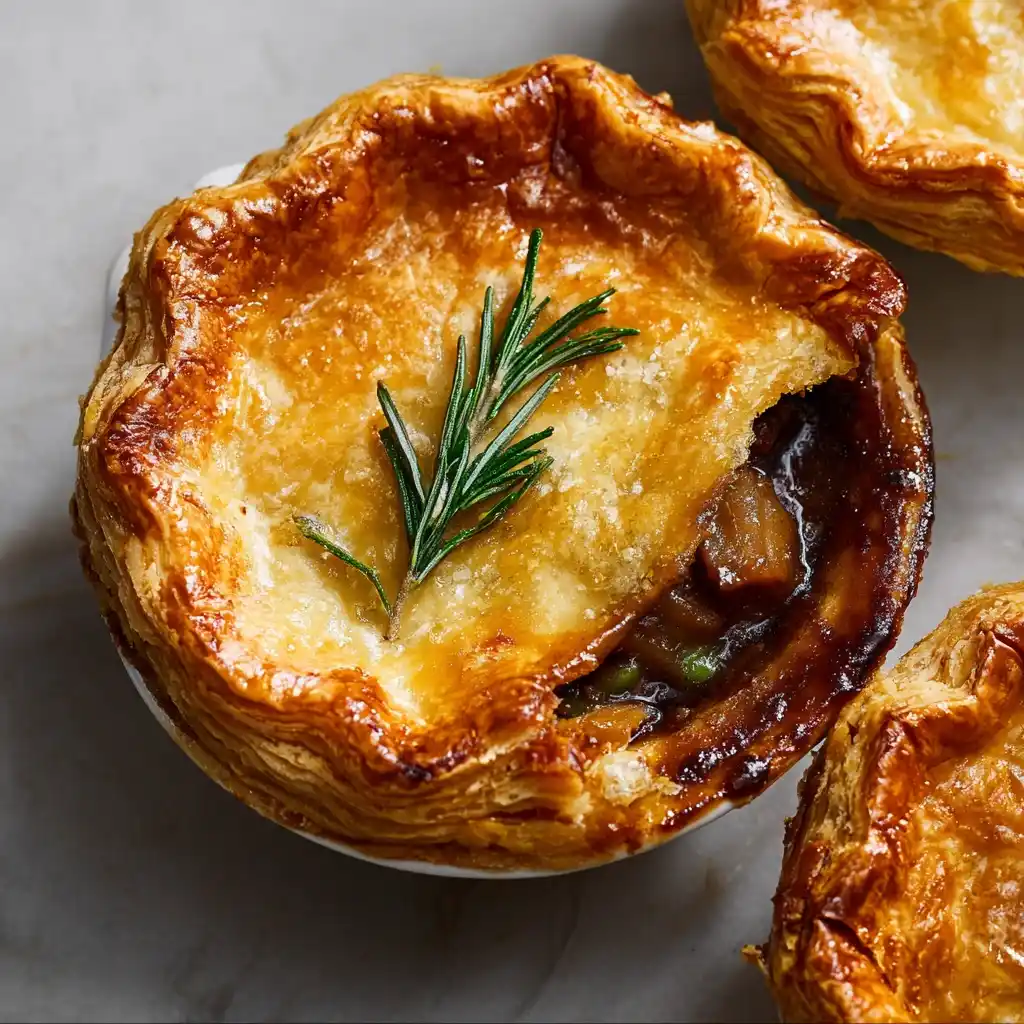 Beef Burgundy Pot Pies