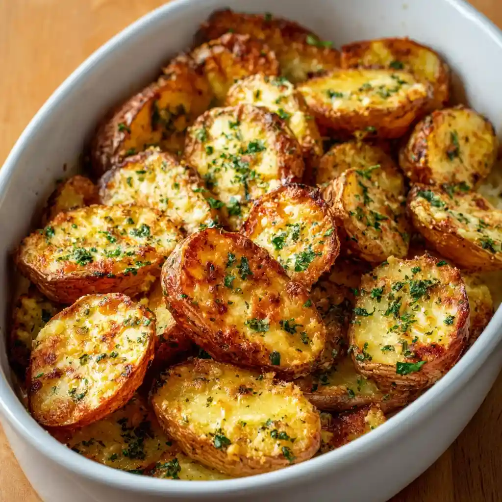 Cheesy Ranch Oven Roasted Potatoes