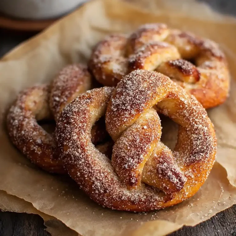 Cinnamon Sugar Soft Pretzels