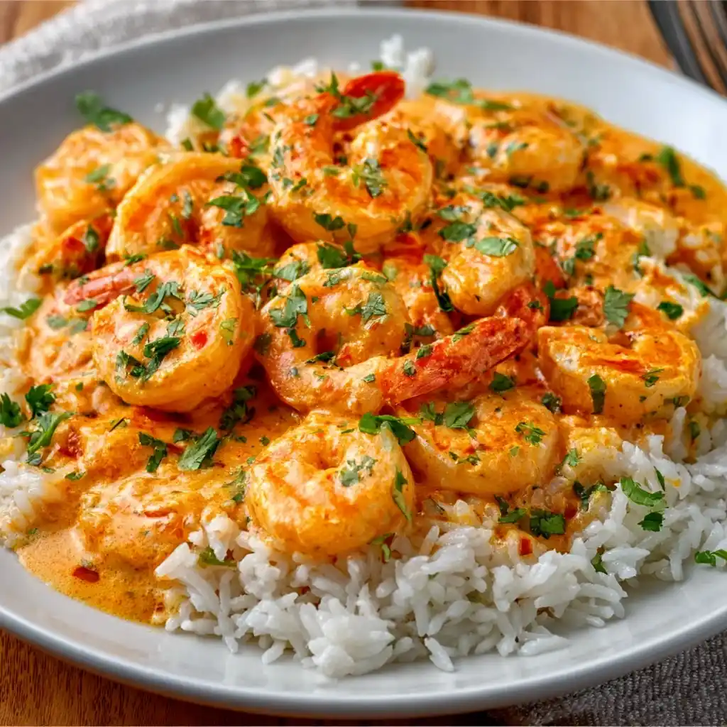 Coconut Curried Shrimp with Aromatic Rice