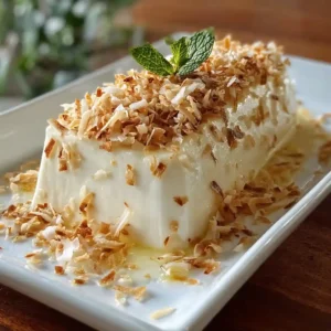 Coconut and Condensed Milk Dessert