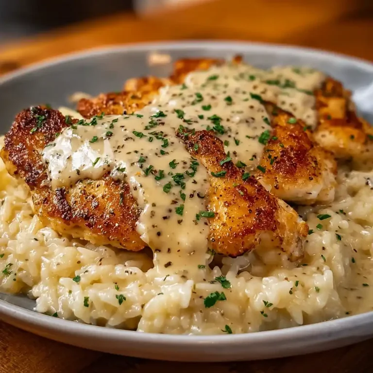 Creamy Smothered Chicken and Rice
