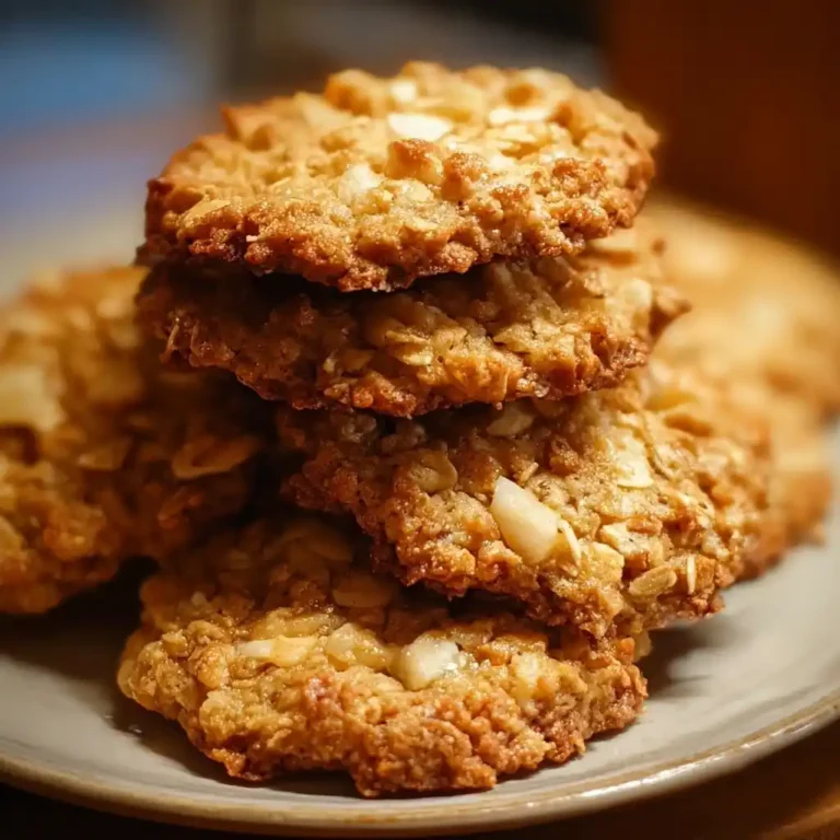 Crispy Apple Oatmeal Cookies