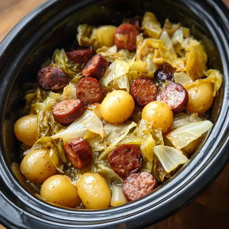 Crock Pot Cabbage With Sausage And Potatoes