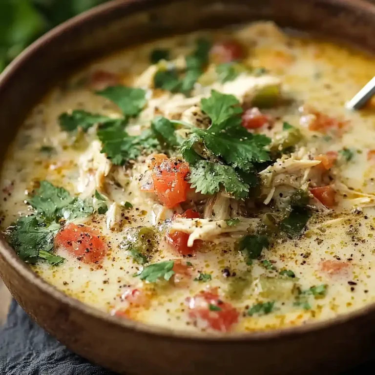Crock Pot Green Enchilada Chicken Soup