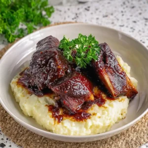 Crockpot BBQ Beef Ribs