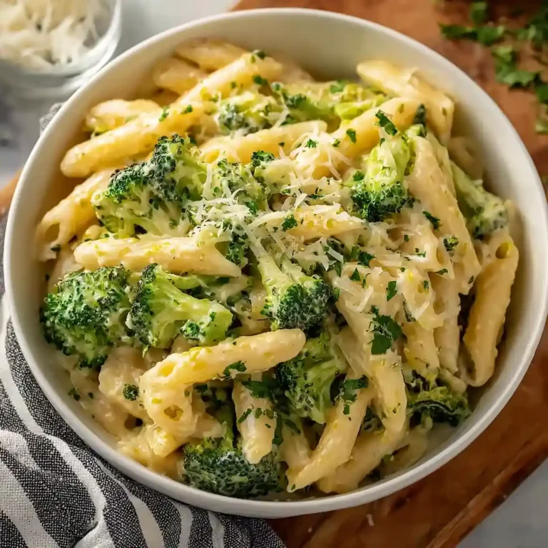 Homemade Cheesy Broccoli Pasta