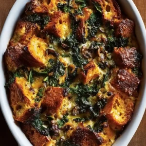 Kale and Mushroom Strata Recipe