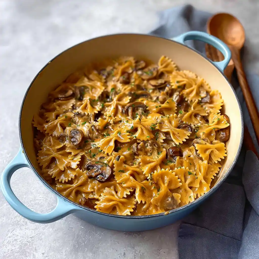 Marmite Mushroom Pasta