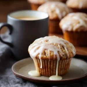 Mini Chai Muffins with Vanilla Bean Glaze Recipe