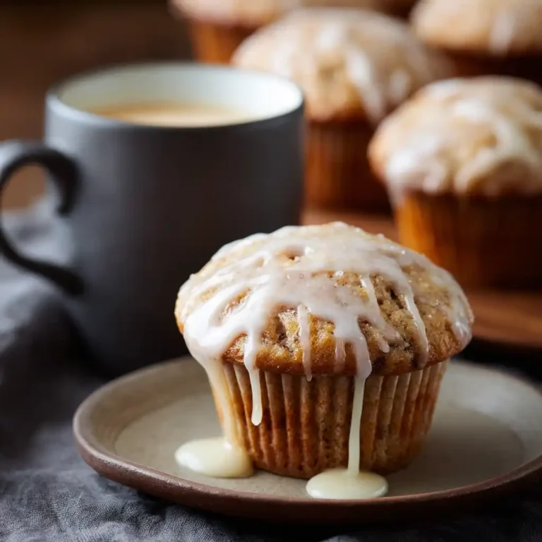 Mini Chai Muffins with Vanilla Bean Glaze