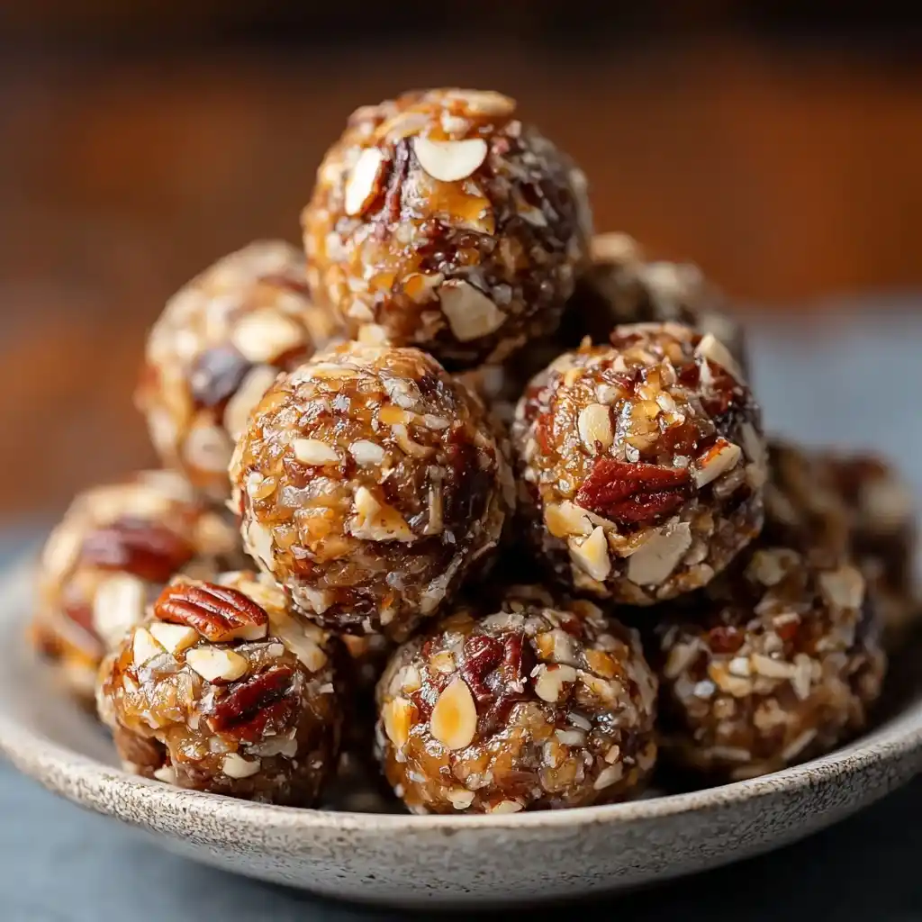 No-Bake Pecan Pie Balls