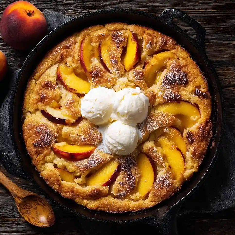 Old-Fashioned Peach Cobbler