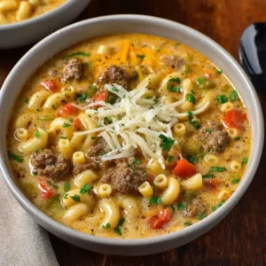 One-Pot Cheeseburger Soup Recipe
