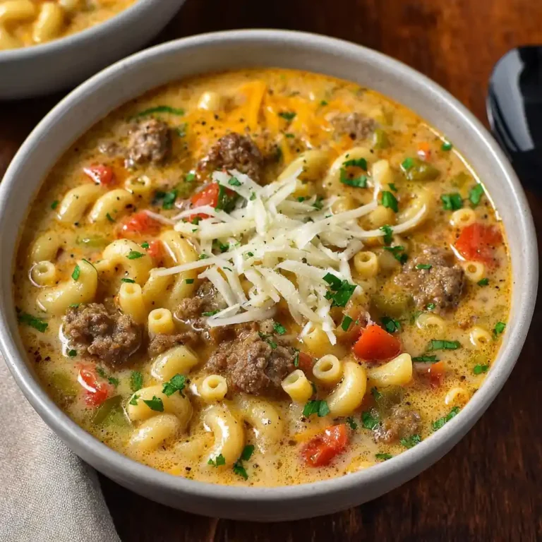 One-Pot Cheeseburger Soup Recipe