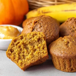 Pumpkin Banana Muffins