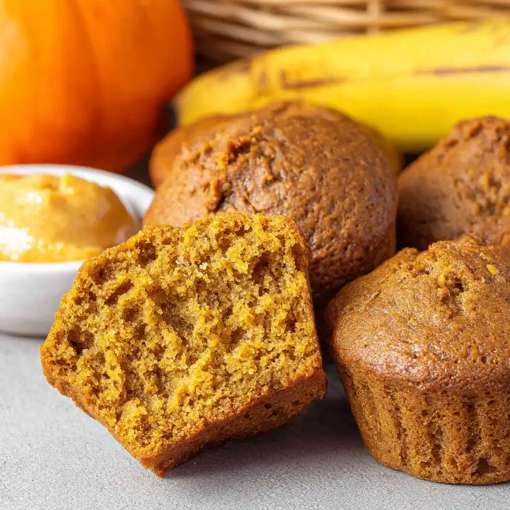 Pumpkin Banana Muffins