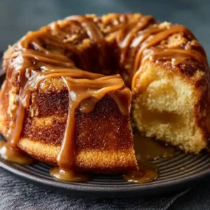 Salted Caramel Kentucky Butter Cake – Rich, Moist & Irresistible