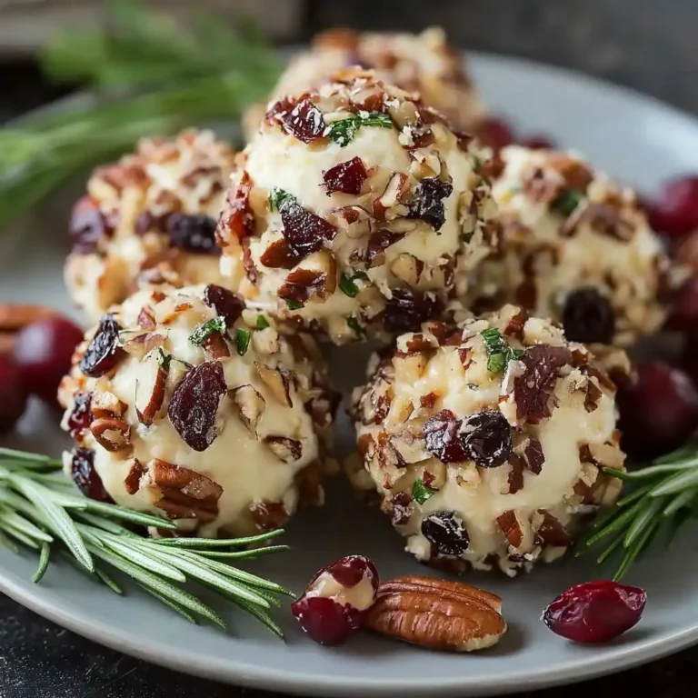 Sweet And Nutty Cranberry Pecan Cheese Bites