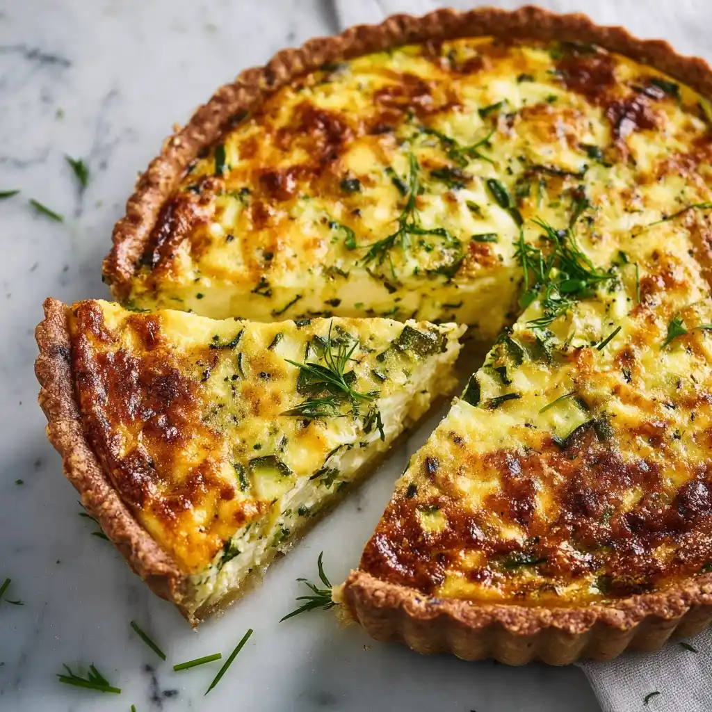 Cheesy Zucchini Quiche