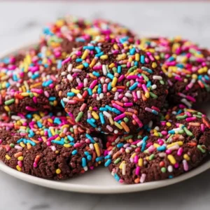 3 Secrets to Perfect Chocolate Sprinkles Cookies (GF, DF)